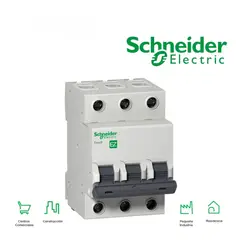SCHNEIDER ELECTRIC - INTERRUPTOR TERMOMAGNETICO 3P 16A 10KA 230V Easy9 SCHNEIDER