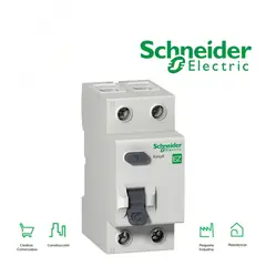 SCHNEIDER ELECTRIC - INTERRUPTOR DIFERENCIAL 2P 25A 30ma 230V Easy9 SCHNEIDER
