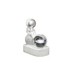 GENERICO - ESFERA DE CRISTAL -LAMPARA CON LUZ LED