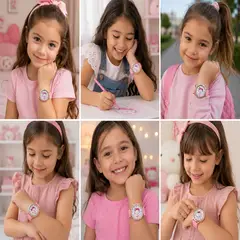 GENERICO - Reloj de pulsera temático  Rosado