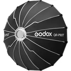 GODOX - PARABOLICO GODOX QR-P90T DE 90CM  ARMADO RAPIDO Y MONTURA BOWENS