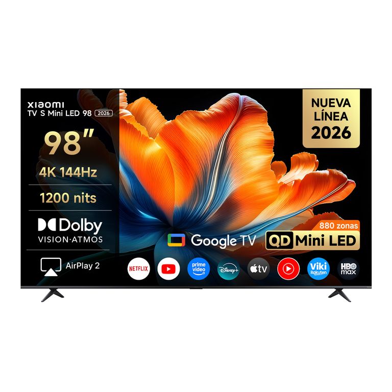 Televisor Smart TV S Mini LED 98" 4K UHD Google TV 2026