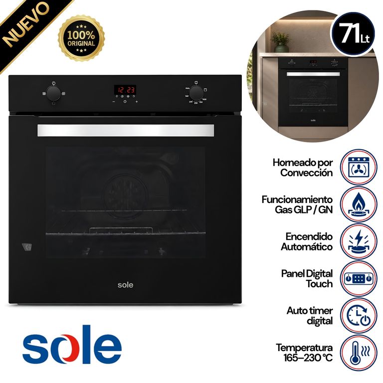 Horno 71L Sole SOLHO021V4