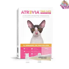 ATREVIA - Pipeta Antiparasitaria ATREVIA TRIO CATS 1.2-2.8kg