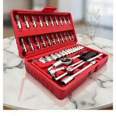 OEM - SET DE DADOS Y DESTORNILLADORES DE 46 PIEZAS