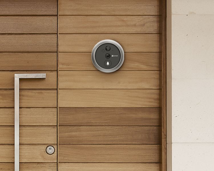Mirilla Digital con timbre Ezviz DP2 2K - Gris