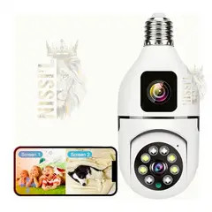 OEM - FOCO CAMARA DE SEGURIDAD DOBLE LENTE 360º