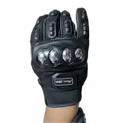 GENERICO - GUANTES DE MOTO PARA HOMBRE PROTECCIONES ACERO TALLA L