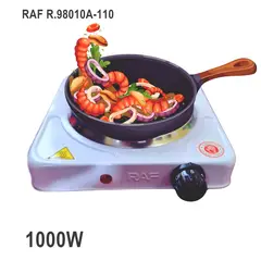 RAFF - Cocina Eléctrica RAF R.98010A-110 1 Hornilla 1000W Alta Calidad
