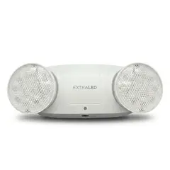 EXTRALED - Lámpara de Emergencia 3W Modelo LE01 Color Blanco Luz Blanca ExtraLed