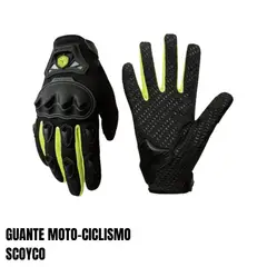 SCOYCO - GUANTES SCOYCO MC29 VERDE MOTO-CICLISMO