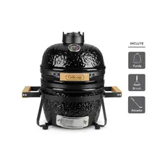 GRILLCORP - Kamado Granada 13 Negro + 3 accesorios