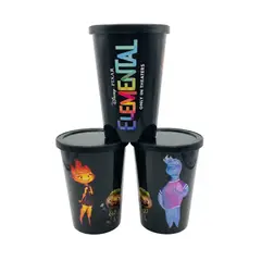 GENERAL - Set 10 Vasos Exclusivo Disney Elemental AMC 12 Oz