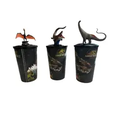 GENERAL - Vasos Coleccionables 3D Set Jurassic World AMC exclusive