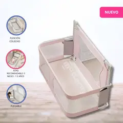 GENERICO - Colecho plegable  para Cama «COMPOSTO» Pink