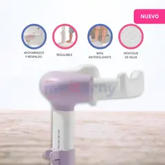 CUZKA - Soporte de Ducha para Bebé «TIBOO» Purple