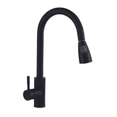 XM - GRIFO MEZCLADORA MC304-0301 NEGRO ACERO INOXIDABLE