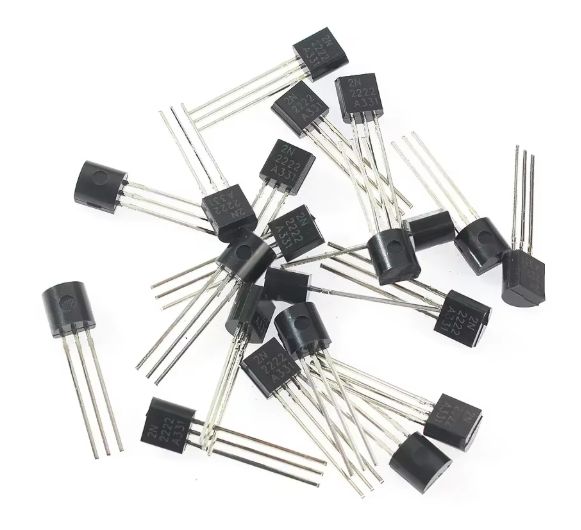 Kit 50 Transistores 2N2222 NPN TO-92 - Componentes Electrónicos DIY