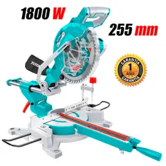 Total Tools - Sierra Ingleteadora Telescopica Industrial 10″ Total TS421825517 1800W