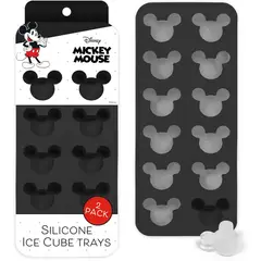 DISNEY - Cubeta de Hielo Flexible Mickey Mouse x 2