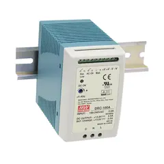 MEAN WELL - Fuentes de alimentación en carril DIN 96.6W CH1 27.6V2.25A CH2 27.6V 1.25A