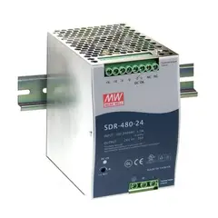 MEAN WELL - Fuentes de alimentación en carril DIN 480W 24VDC 20A WPFC Function