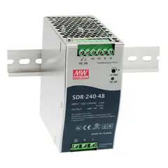MEAN WELL - Fuente Riel DIN 240W 48VDC 5A In 88-264VAC Con PFC