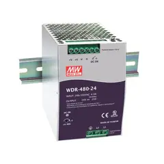 MEAN WELL - Fuentes de alimentación en carril DIN 480W 24V 20A