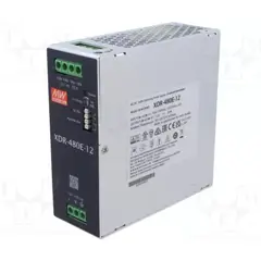 MEAN WELL - Fuente Riel DIN 480W 12VDC 40A In 85-264VAC Serie E