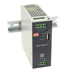 MEAN WELL - Fuente Riel DIN 480W 24VDC 20A In 85-264VAC Serie E