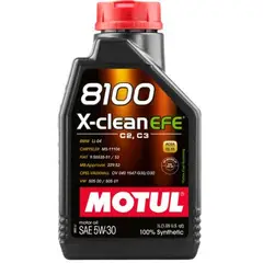 GENERICO - Motul 8100 Aceite Motor X-clean Efe 5w30 1l Fs