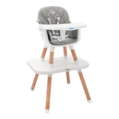 Priori - Silla De Comer Bebé 6 en 1 Priori Mila Gris