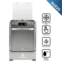 INDURAMA - Cocina a Gas Indurama Ibiza 4 Hornillas con Grill Digital