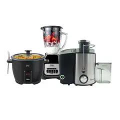 OSTER - Combo Extractor Finezza FZ-A6218EX + Olla Arrocera + Licuadora 1.5 Lt