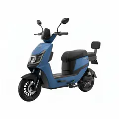 JEFF BIKE - BICIMOTO AZUL MODELO BLIZZARD 55KMAUTONOMIA 40KMH VEL.MAX CON BATERIA DE LITIO DESMONTABLE