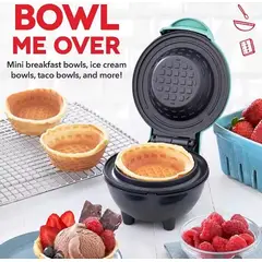 GENERICO - MINI WAFLERA PARA HACER CONO DE HELADO Y POSTRES