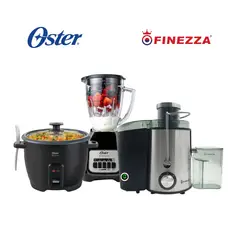 OSTER - Combo Extractor Finezza FZ-A6218EX + Olla 10 Tazas + Licuadora 1.5 Lt