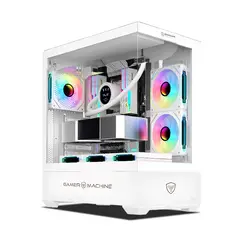 RYZEN - CPU Gamer AMD Ryzen 7 5700 32gb 1TB RX9060XT FX 16GB Mipclista White COMPUTADORA