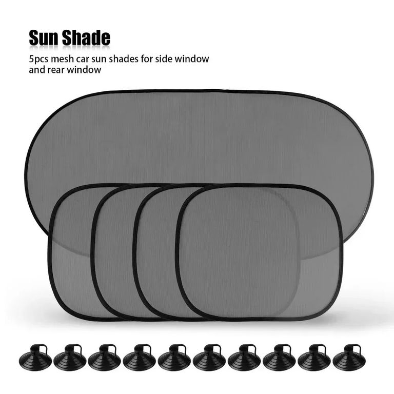 Kit Tapasol De Auto Camioneta Universal 5Pcs