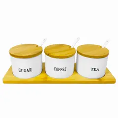 GENERAL - Set de 3 Frascos Organizadores para Hogar y Cocina
