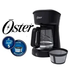 OSTER - CAFETERA OSTER 5 TAZAS COLOR NEGRO MOD BVSTDCS51B