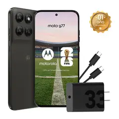 MOTOROLA - Celular Motorola G77 8GB + 256GB NEGRO