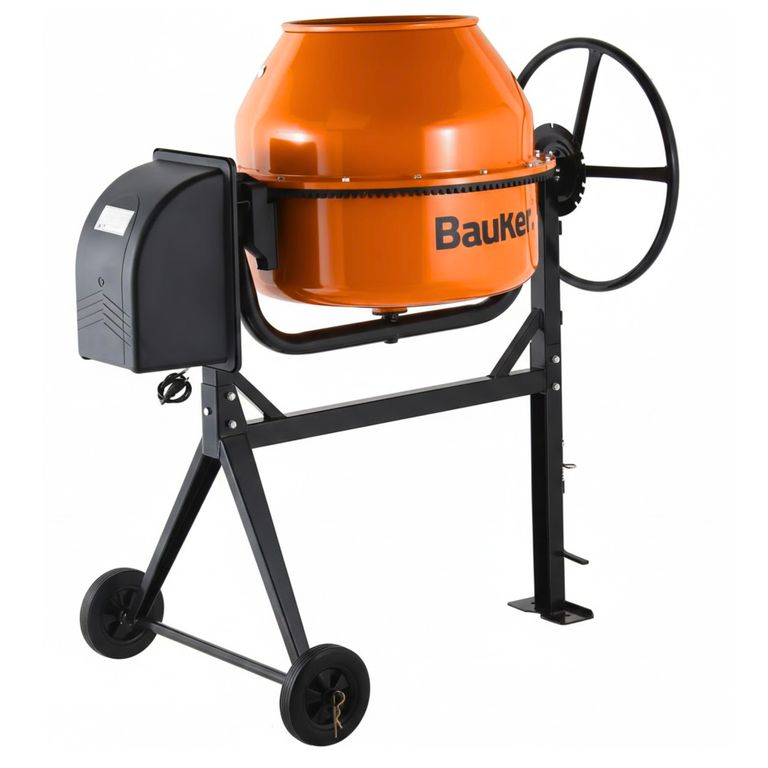 Trompo Mezcladora Eléctrico 0.8HP 130 litros Bauker