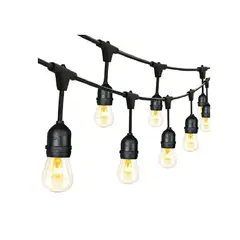 IMPORTADO MC - Guirnalda Luces Vintage Colgante 40 Bombillas 20 metros LED Jardin