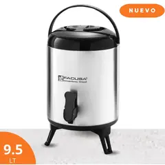 FACUSA - Termo Dispensador de Liquidos de Acero Inoxidable 9.5L Facusa Original