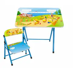 GENERICO - Mesa y Silla Infantil Escritorio para Niños Niñas Diseño Creativo Moderno  190353