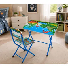 GENERICO - Mesa y Silla Infantil Escritorio para Niños Niñas Diseño Creativo Moderno 190190