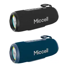 MICCELL - Miccell 2 Parlantes Bluetooth 50W Portátiles con Subwoofer para Exterior