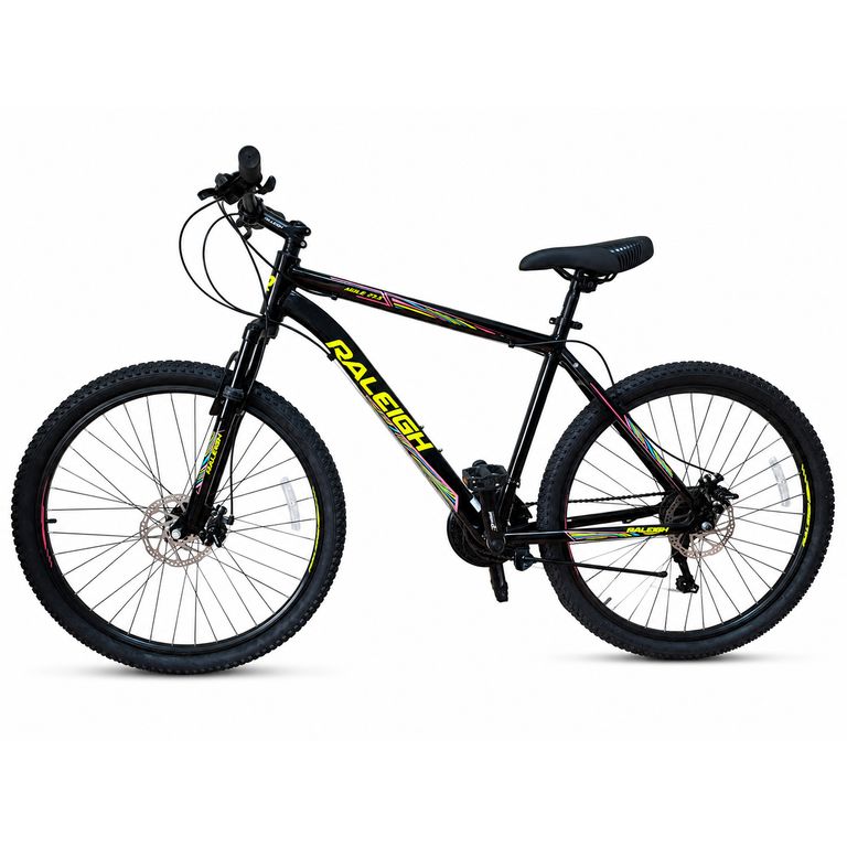 Bicicleta Raleigh Agile - Aro 27.5 aluminio - Color negro con amarillo