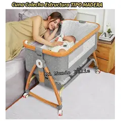 BEBE - Cuna Colecho para Bebe Funcion Antireflujo 6 Niveles Altura Premiun